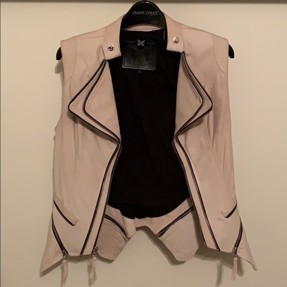 Dawn Levy 100% genuine leather vest